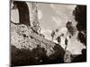 High Adventure: Children Climbing Amongst the Ruins of a Castle, 1950-null-Mounted Photographic Print