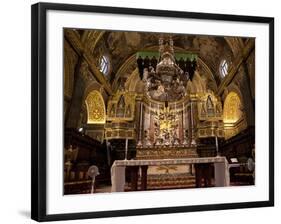 High Altar, St. John's Cocathedral, Valletta, Malta, Europe-Nick Servian-Framed Photographic Print