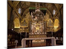 High Altar, St. John's Cocathedral, Valletta, Malta, Europe-Nick Servian-Mounted Photographic Print