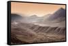 High Altitude Atacama Desert Landscape Near Tatio Geyser Field at Sunset, Chile, South America-Kimberly Walker-Framed Stretched Canvas