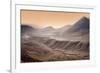 High Altitude Atacama Desert Landscape Near Tatio Geyser Field at Sunset, Chile, South America-Kimberly Walker-Framed Photographic Print