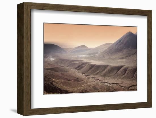 High Altitude Atacama Desert Landscape Near Tatio Geyser Field at Sunset, Chile, South America-Kimberly Walker-Framed Photographic Print