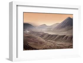 High Altitude Atacama Desert Landscape Near Tatio Geyser Field at Sunset, Chile, South America-Kimberly Walker-Framed Photographic Print