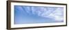 High altitude cirrus clouds fan out like feathers in the sky above Loreto, Baja California Sur,...-Panoramic Images-Framed Photographic Print