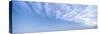 High altitude cirrus clouds fan out like feathers in the sky above Loreto, Baja California Sur,...-Panoramic Images-Stretched Canvas