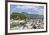 High Angle View from Monchsberg Mountain over the Old Town of Salzburg-Markus Lange-Framed Photographic Print