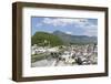 High Angle View from Monchsberg Mountain over the Old Town of Salzburg-Markus Lange-Framed Photographic Print