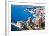 High Angle View, Monaco, Cote D'Azur, Mediterranean, Europe-Peter Groenendijk-Framed Photographic Print