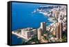 High Angle View, Monaco, Cote D'Azur, Mediterranean, Europe-Peter Groenendijk-Framed Stretched Canvas