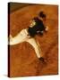 High Angle View of a Baseball Pitcher-null-Stretched Canvas