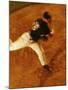 High Angle View of a Baseball Pitcher-null-Mounted Premium Photographic Print