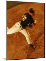 High Angle View of a Baseball Pitcher-null-Mounted Photographic Print