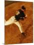 High Angle View of a Baseball Pitcher-null-Mounted Photographic Print