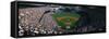 High Angle View of a Baseball Stadium, Yankee Stadium, New York City, New York State, USA-null-Framed Stretched Canvas