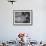 High Angle View of a Boy Bowling-null-Framed Photographic Print displayed on a wall