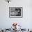 High Angle View of a Boy Bowling-null-Framed Photographic Print displayed on a wall