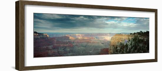 High Angle View of a Canyon, Angel's Window, North Rim, Grand Canyon National Park, Arizona, USA-null-Framed Photographic Print