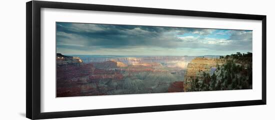 High Angle View of a Canyon, Angel's Window, North Rim, Grand Canyon National Park, Arizona, USA-null-Framed Photographic Print