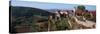 High Angle View of a Castle, Chateau Chalon, Jura, Franche-Comte, France-null-Stretched Canvas