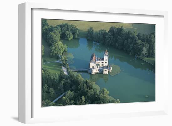 High Angle View of a Castle, Schloss Anif, Salzburg, Austria-null-Framed Giclee Print