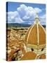 High Angle View of a Cathedral, Duomo Santa Maria Del Fiore, Florence, Tuscany, Italy-Miva Stock-Stretched Canvas