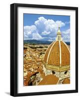 High Angle View of a Cathedral, Duomo Santa Maria Del Fiore, Florence, Tuscany, Italy-Miva Stock-Framed Photographic Print