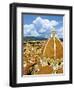 High Angle View of a Cathedral, Duomo Santa Maria Del Fiore, Florence, Tuscany, Italy-Miva Stock-Framed Photographic Print