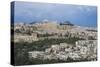 High Angle View of a City, Acropolis, Athens, Greece-null-Stretched Canvas