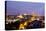 High Angle View of a City at Dusk, Edinburgh, Scotland-null-Stretched Canvas