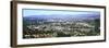 High angle view of a city, Burbank, San Fernando Valley, Los Angeles County, California, USA-null-Framed Photographic Print