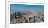 High angle view of a city, Dubai, United Arab Emirates-null-Framed Photographic Print