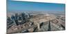 High angle view of a city, Dubai, United Arab Emirates-null-Mounted Photographic Print