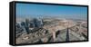 High angle view of a city, Dubai, United Arab Emirates-null-Framed Stretched Canvas