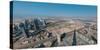 High angle view of a city, Dubai, United Arab Emirates-null-Stretched Canvas