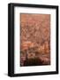 High angle view of a city, Nazareth, Galillee, Israel-null-Framed Photographic Print