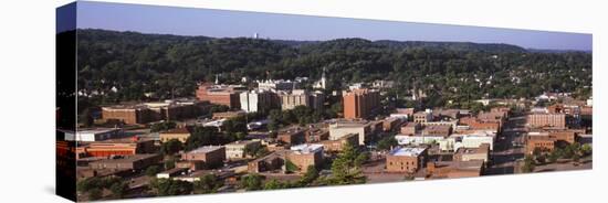 High angle view of a city, Red Wing, Minnesota, USA-null-Stretched Canvas