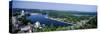 High angle view of a city, Red Wing, Minnesota, USA-null-Stretched Canvas