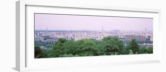 High Angle View of a City, Saint-Cloud, Paris, France-null-Framed Photographic Print