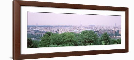 High Angle View of a City, Saint-Cloud, Paris, France-null-Framed Photographic Print