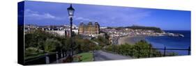 High Angle View of a City, Scarborough, North Yorkshire, England, United Kingdom-null-Stretched Canvas