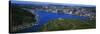 High Angle View of a City, Signal Hill, Saint John's, Newfoundland and Labrador, Canada-null-Stretched Canvas