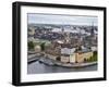 High Angle View of a City, Stockholm, Sweden-null-Framed Photographic Print