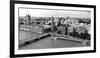 High Angle View of a Cityscape, Houses of Parliament, Thames River, City of Westminster-null-Framed Photographic Print