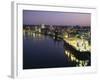 High Angle View of a Container Ship, Savannah, Georgia, USA-null-Framed Photographic Print