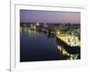 High Angle View of a Container Ship, Savannah, Georgia, USA-null-Framed Photographic Print