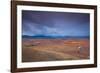 High angle view of a field, Consuegra, Toledo Province, Castilla La Mancha, Spain-null-Framed Photographic Print