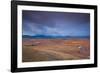 High angle view of a field, Consuegra, Toledo Province, Castilla La Mancha, Spain-null-Framed Photographic Print