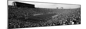 High Angle View of a Football Stadium Full of Spectators, Notre Dame Stadium, South Bend-null-Mounted Photographic Print