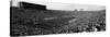 High Angle View of a Football Stadium Full of Spectators, Notre Dame Stadium, South Bend-null-Stretched Canvas