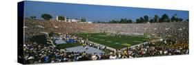 High Angle View of a Football Stadium Full of Spectators, the Rose Bowl, Pasadena-null-Stretched Canvas